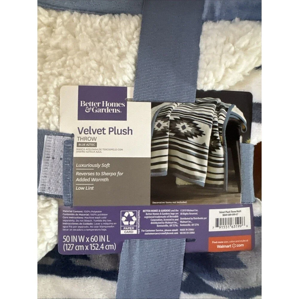 Better Homes & Gardens Throw Blanket 50x60